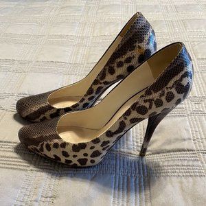 Christian Dior Snake Skin heels Size 39.5